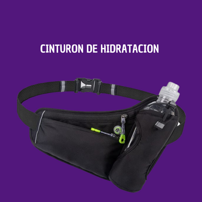 Cinturón de Hidratación para Correr con Soporte para Botella de Agua